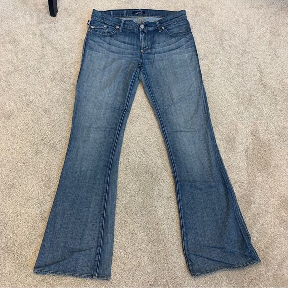 Rock & Republic denim jeans bootcut Crystal rhinestone Sz 28 stampede western - Picture 5 of 12